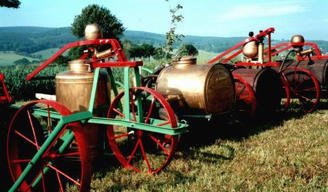 Auch Holderspritzen gabs zu sehen